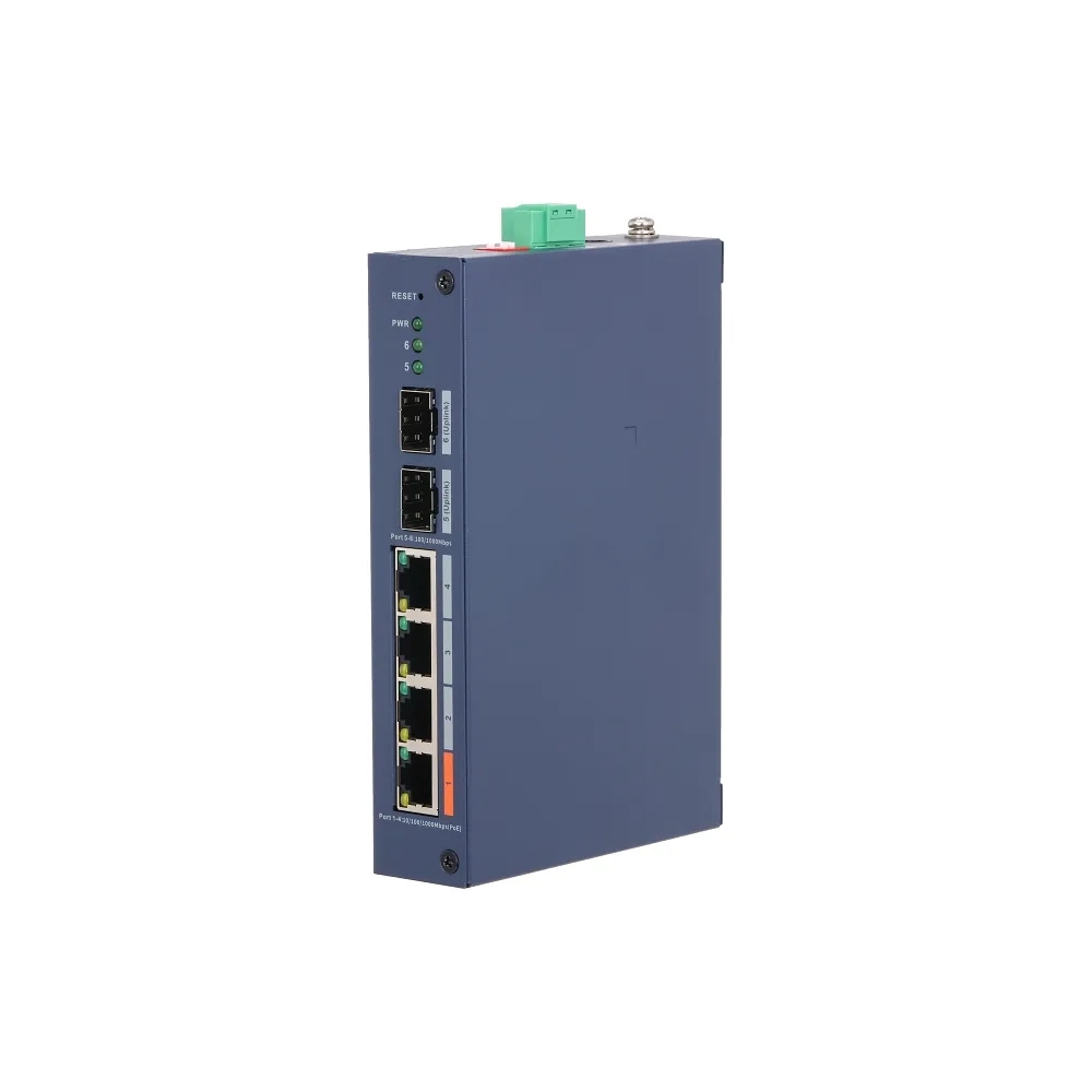 Коммутатор Dahua DH-CHS4206-4GT-60, 4×1 Гбит/с + 2×1 Гбит/с SFP, управляемый