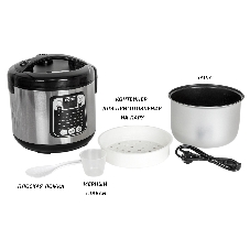 Мультиварка ECON ECO-53MC 5 л, 860 Вт, серый с черным