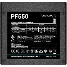 Блок питания Deepcool/Gamerstorm PF550 (R-PF550D-HA0B-WDEU)