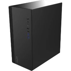 Корпус ПК без блока питания/ Case MSI PRO SHIELD M100P, Midi-Tower, 1x80мм, 2xUSB 3.2, 2xUSB 2.0, mATX, mITX Black