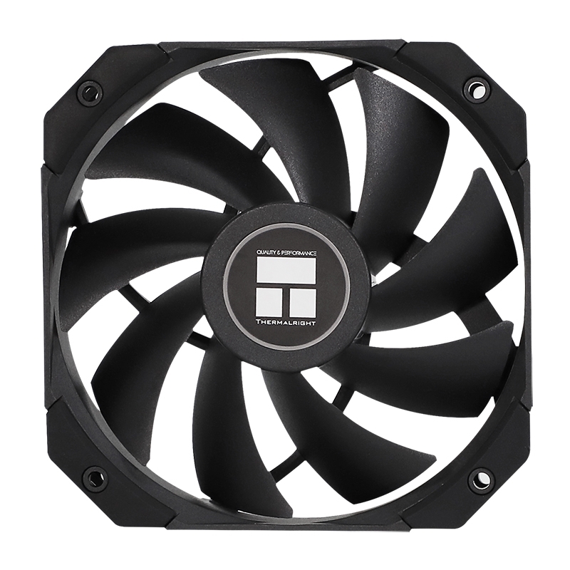 Вентилятор для корпуса Thermalright TL-D12B черный, 120 мм, 1500 об/мин, 25.2 дБ, 4 pin