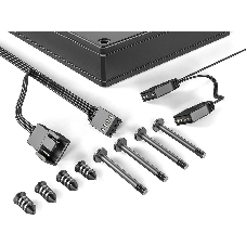 Вентилятор для корпуса ID-COOLING AS-120-ARGb-K черный 120мм 2000rpm 27.2db 4-pin