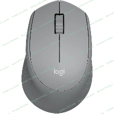 Мышь беспроводная Logitech M280 серый, 1000 dpi, радиоканал, USB, кнопки - 3