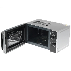 Микроволновая печь BBK 20MWS-772M/S-M серебристый, 20 л, 700 Вт, переключатели - поворотный механизм
