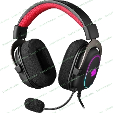 Гарнитура Redragon Zeus X чёрный, проводная, USB, подсветка