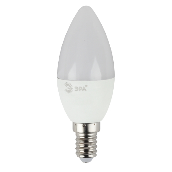 Лампа светодиодная ЭРА STD LED B35-9W-840-E14 9 Вт свеча нейтральный белый свeт
