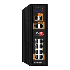 Неуправляемый промышленный коммутатор Trassir TR-NS15122S-300-8POE с 8 PoE портами Неуправляемый промышленный коммутатор Trassir TR-NS15122S-300-8POE с 8 PoE портами
