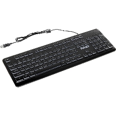 Клавиатура проводная Defender Raid GK-778DL, USB, черный