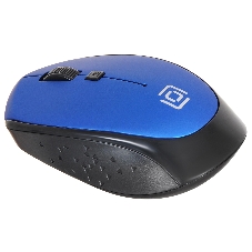 Мышь беспроводная Oklick 488MW синий/черный, 1600 dpi, радиоканал, USB, кнопки - 4