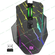 Мышь беспроводная Defender Uran GM-503 черный, 3200 dpi, радиоканал, USB, кнопки - 8