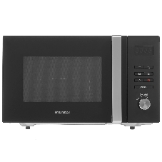 Микроволновая печь Hyundai HYM-M2062 черный, 23 л, 800 Вт, переключатели - кнопки, поворотный механизм