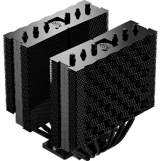 Кулер для процессора/CPU Cooler PCCooler RT620 ARGB BK (250W, 4-pin PWM, 157мм, Al/Cu, 6x6мм, 2x120мм, 73.32CFM, 34.9dBA, 2200RPM, S: 1851/1700/1200/115X, AM5/AM4, черный)