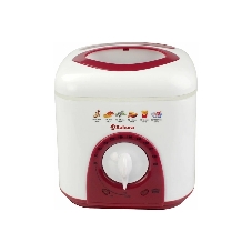 Фритюрница Sakura SA-7654R белый/красный, 950 Вт, 1.0 л, 0.1 кг, антипригарное покрытие