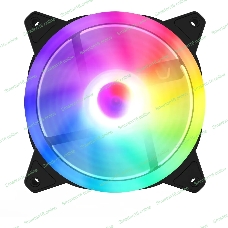 Вентилятор для корпуса GMNG GG-CF120ARGb2-PWMBK черный, 120 мм, 1500 об/мин, 26 дБ, 4 pin