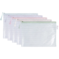 Папка на молнии ZIP Deli Colorful EF280 A4 ПВХ 0.23мм, ассорти