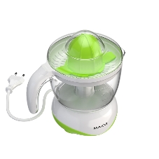 Соковыжималка Maxvi SG401 белый/зелёный, цитрусовая, 40 Вт, 700 мл, механическое