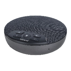Спикерфон Intrend ITSPH-W200 4 капсюля, BT+USB, эффективный радиус 3м, ANC, AEC, AGC, полнодуплексная связь, беспроводное каскадирование 2х спикерфонов, аккумулятор: время работы в режиме разговора до 12 часов. В комплекте USB-dongle