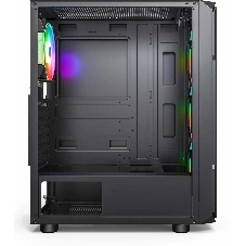 Компьютерный корпус Accord 3338 черный без БП ATX 1xUSB2.0 1xUSB3.0 1xUSB3.1 audio bott PSU