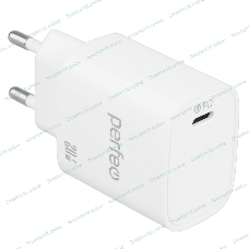 Сетевое зарядное устройство PERFEO с разъемом TYPE-C, 20W, белый (I4660)