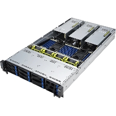 Серверная платформа ASUS RS720-E11-RS12U, 2U, 2 x LGA4677, 32 DIMM DDR5, 12=8 x NVMe/SAS*/SATA + 4 NVMe/SATA hs, 2 x M.2 slot, 2 x 10Gbe (X710) RJ45 port,Up to 8 slots PCIe 5.0, 1 x OCP 3.0, 1+1 1600W