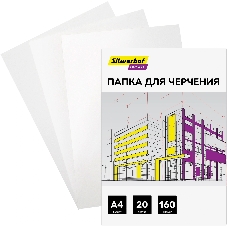 Папка для черчения Silwerhof Create A4 20л. бум.160г/м2
