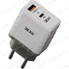 Сетевое зарядное устройство Defender UPA-132 30W, USB A+C, белый