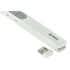 Презентер беспроводной A4Tech LP15 белый, радиоканал, USB, кнопки - 3