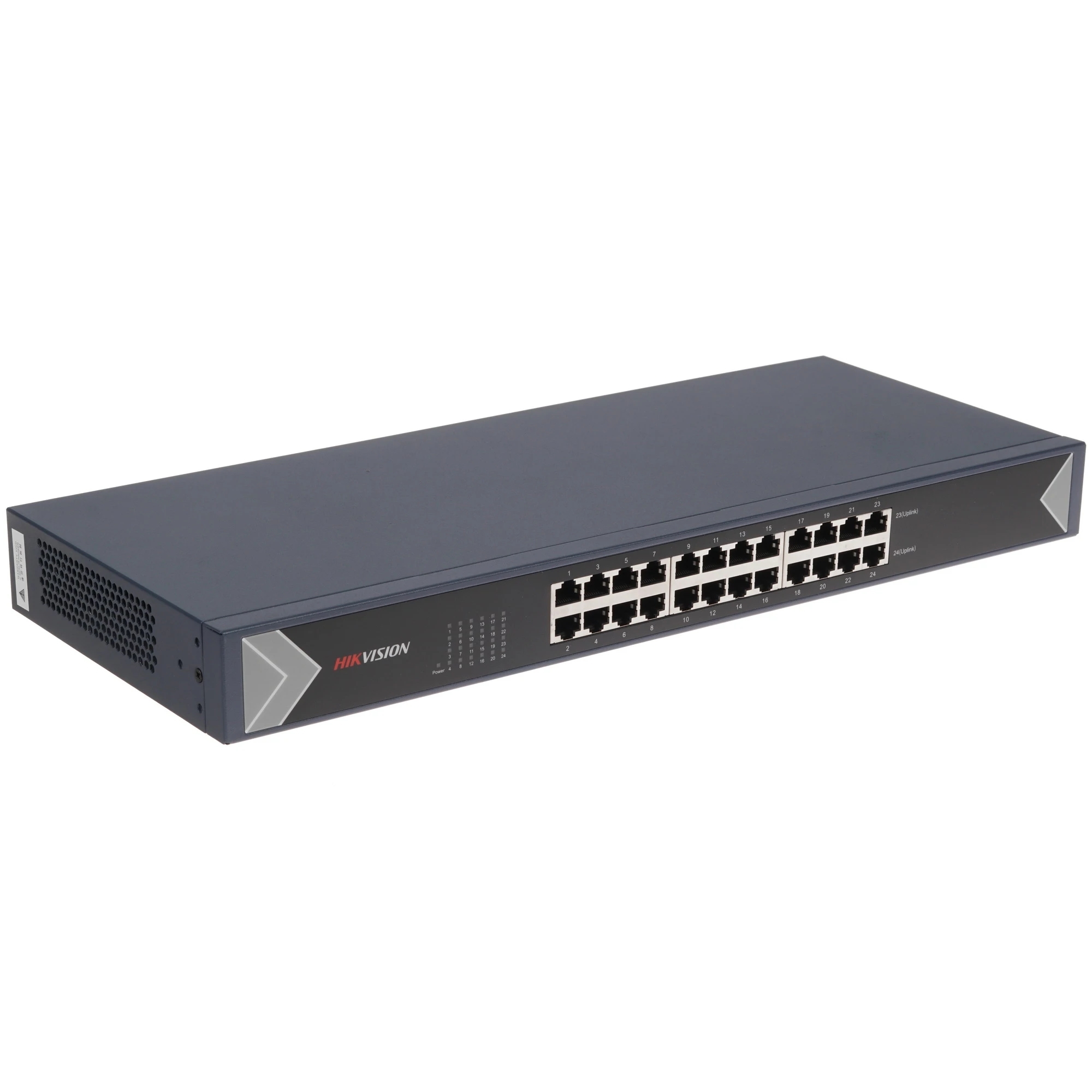 Коммутатор Hikvision DS-3E0524-E(C), 24×1 Гбит/с, неуправляемый