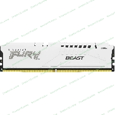 Оперативная память Kingston Fury Beast, DDR5, 32Gb (1x32GB), 5600MHz, CL40, DIMM, радиатор, белый