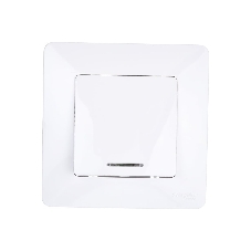 Выключатель 1-кл. СП Blanca (сх.1) 10А 250 В с подсветкой белый SchE BLNVS010111
