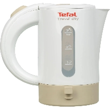 Электрочайник Tefal KO120130 белый/бежевый, 0.5 л, 650 Вт, скрытый нагревательный элемент
