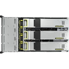 Серверная платформа ASUS RS720-E11-RS12U, 2U, 2 x LGA4677, 32 DIMM DDR5, 12=8 x NVMe/SAS*/SATA + 4 NVMe/SATA hs, 2 x M.2 slot, 2 x 10Gbe (X710) RJ45 port,Up to 8 slots PCIe 5.0, 1 x OCP 3.0, 1+1 1600W