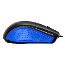 Мышь проводная Acer OMW011 черный/синий, 1200 dpi, USB, кнопки - 3