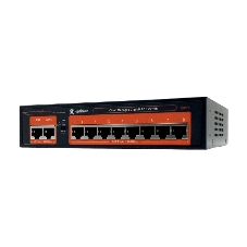 Коммутатор Optimus U1IC-8G/2G, 8×1 Гбит/с PoE+ + 2×1 Гбит/с Uplink, настраиваемый