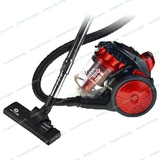 Пылесос Eurostek EVC-3002 черный/бежевый, 400/2200 Вт, уборка сухая, пылесборник контейнер 2.5 л