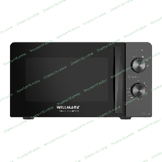 Микроволновая печь WILLMARK WMO-201MB черный, 20 л, 700 Вт, переключатели - поворотный механизм