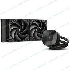 Система жидкостного охлаждения Deepcool LE240 V2 Zero Dark Soc-AM5/AM4/1200/1700/1851 черный 4-pin 28.2-31.6dB Al 220W 1359gr Ret (R-LE240ZERO-BKLNMD-G-1)