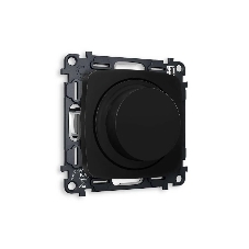 Комплект механизма светорегулятора универсального OMEGA Черный матовый 25-600W/LED 5-300W QUANT (OP8055, VM136) MO805510