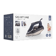 Утюг Galaxy Line GL 6143 синий, 3400 Вт, 80 г/мин, 240 г/мин, 300 мл