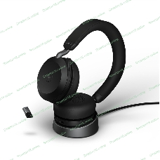 Гарнитура Jabra Evolve2 75 чёрный, беспроводная, Bluetooth, до 36 ч