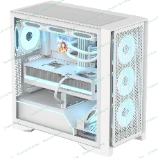 Компьютерный корпус AeroCool/Formula V Line Air Power G8 White, ATX, Dual Front Panels, TYPE-C*1, USB3.0*1
