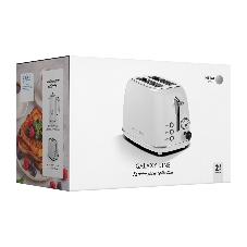 Тостер Galaxy Line GL 2922 сливочный зефир, 900 Вт, 2 слота
