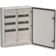 Корпус металлический IEK TITAN 5 ЩРн-96 (2х48) 710х570х140 IP54 серый Корпус металлический IEK TITAN 5 ЩРн-96 (2х48) 710х570х140 IP54 серый
