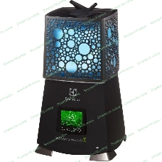 Увлажнитель воздуха Electrolux EHU-3910D черный, 65 м², 9.4 л, ионизация, гигростат