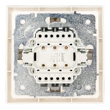 Выключатель 3-кл. LEZARD СП ZIMA IP20 10А безвинт. зажим, слон. кость 704-9088-109QC