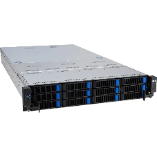 Серверная платформа ASUS RS720-E11-RS12U, 2U, 2 x LGA4677, 32 DIMM DDR5, 12=8 x NVMe/SAS*/SATA + 4 NVMe/SATA hs, 2 x M.2 slot, 2 x 10Gbe (X710) RJ45 port,Up to 8 slots PCIe 5.0, 1 x OCP 3.0, 1+1 1600W