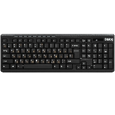 Комплект клавиатура+мышь Dialog Pointer KMROP-4020U беспроводной, USB, 1600 DPI, чёрный
