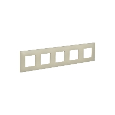 Рамка 5-м IEK SKANDY SK-F01B бежевый SK-M52-K10