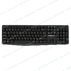 Клавиатура проводная ExeGate EX298364RUS Smart K120 (USB, полноразмерная, влагозащищенная, 104кл., Enter большой, длина кабеля 1,6м, черная, RTL)