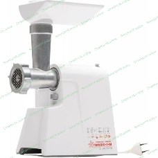 Мясорубка электрическая Гамма 7-01-04 белый, 700 Вт, 0,67 кг/мин, защита от перегрузки, насадки - 2